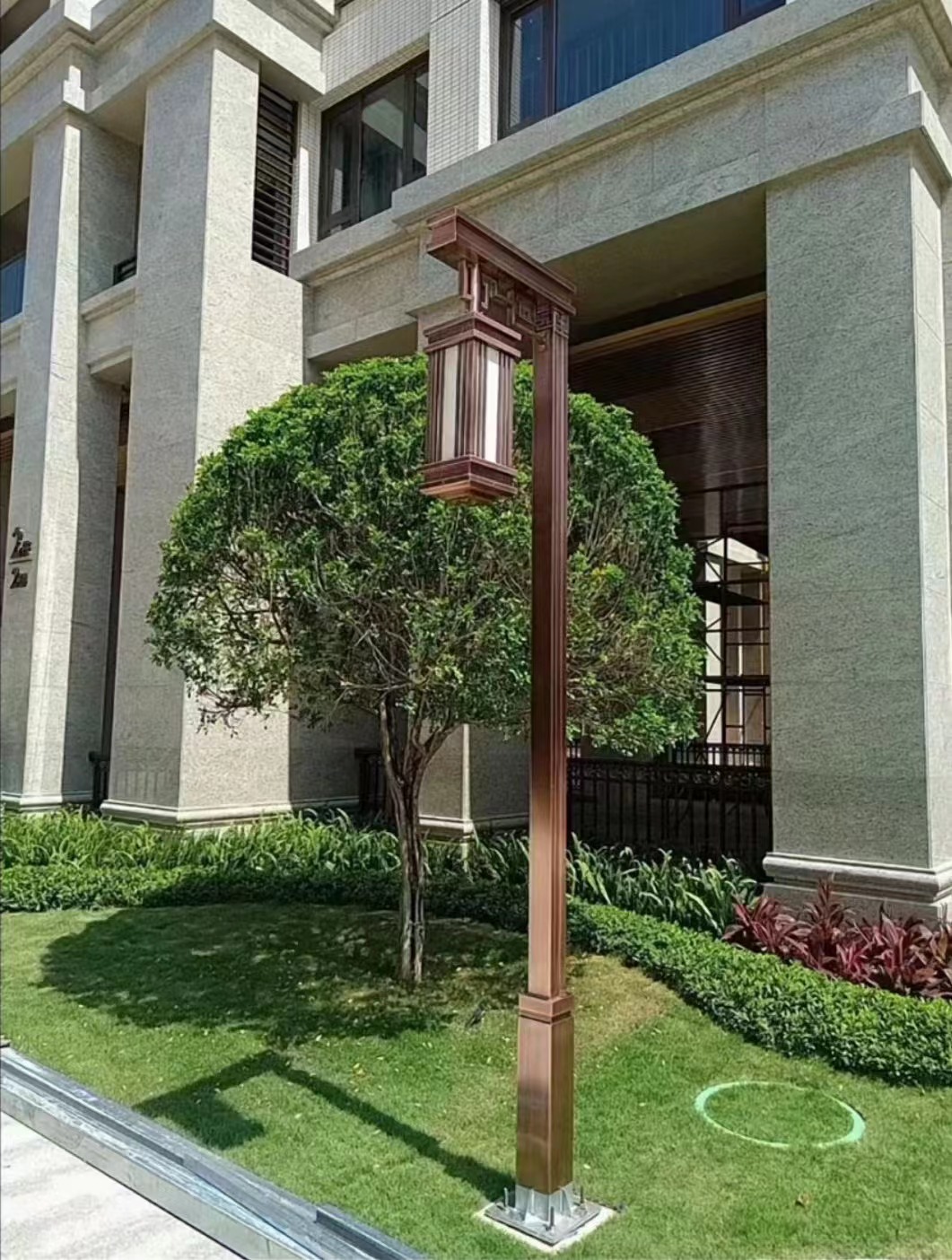 電鍍拉絲不銹鋼景觀燈(圖1)