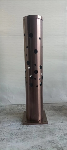 為什么高檔景區別墅大型公司總部都開始使用不銹鋼電鍍拉絲草坪燈呢--是因為不銹鋼好看嗎？(圖3)